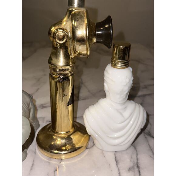 VTG SET AVON After Shave Cologne Bottle Majestic Elephant Phone Roman Leather - Picture 6 of 9